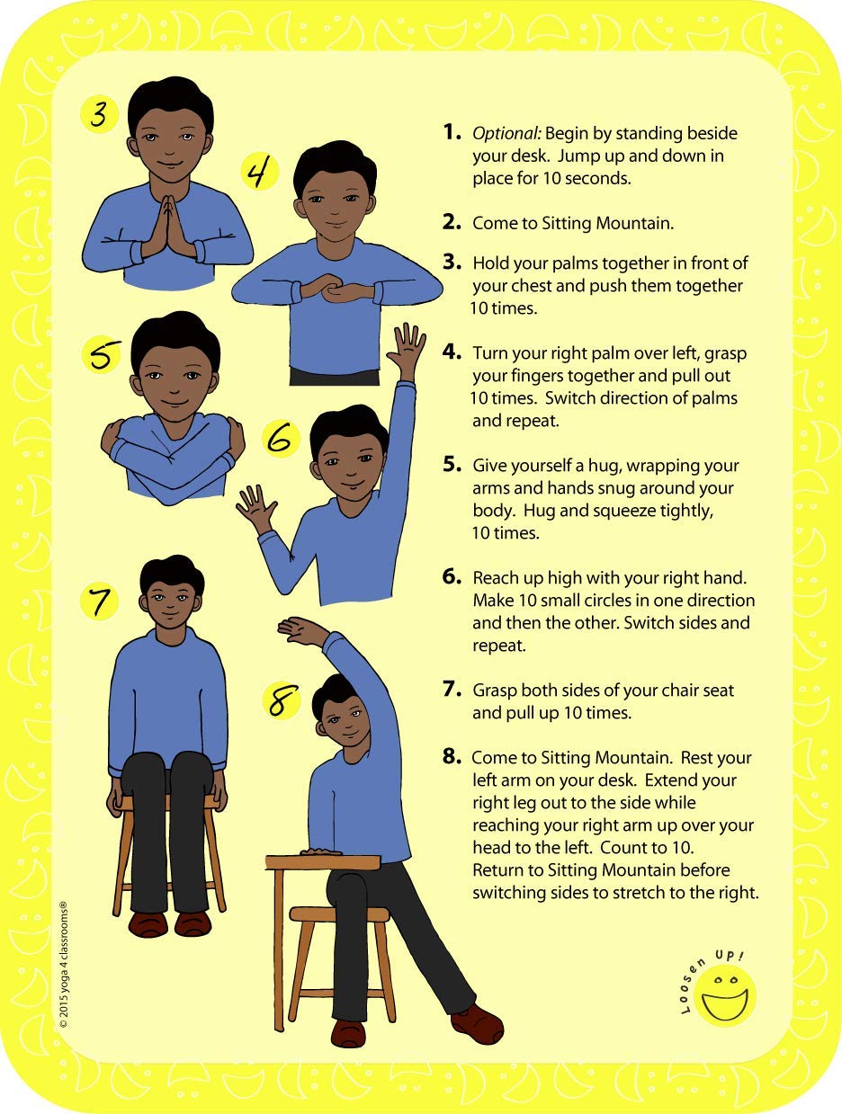 Yoga 4 Classrooms Activity Card Deck - Yoga Cards for Kids -