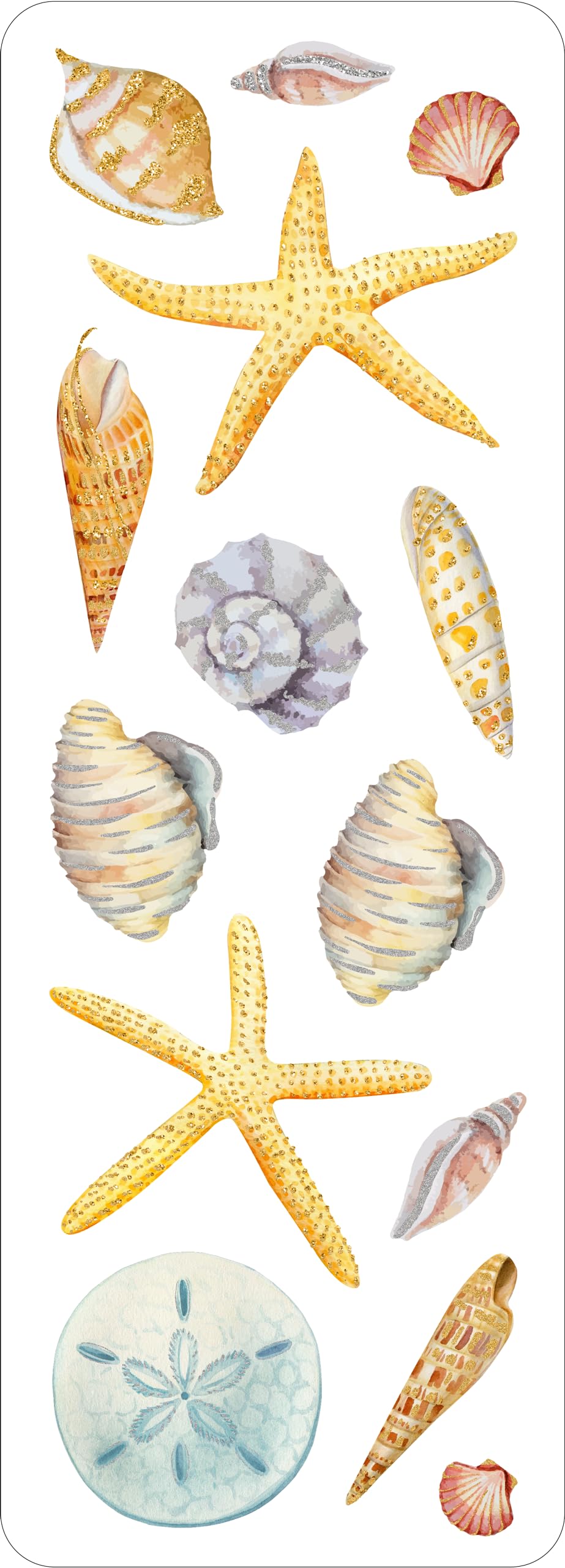 Seashells Sticker Set (over 100 stickers)