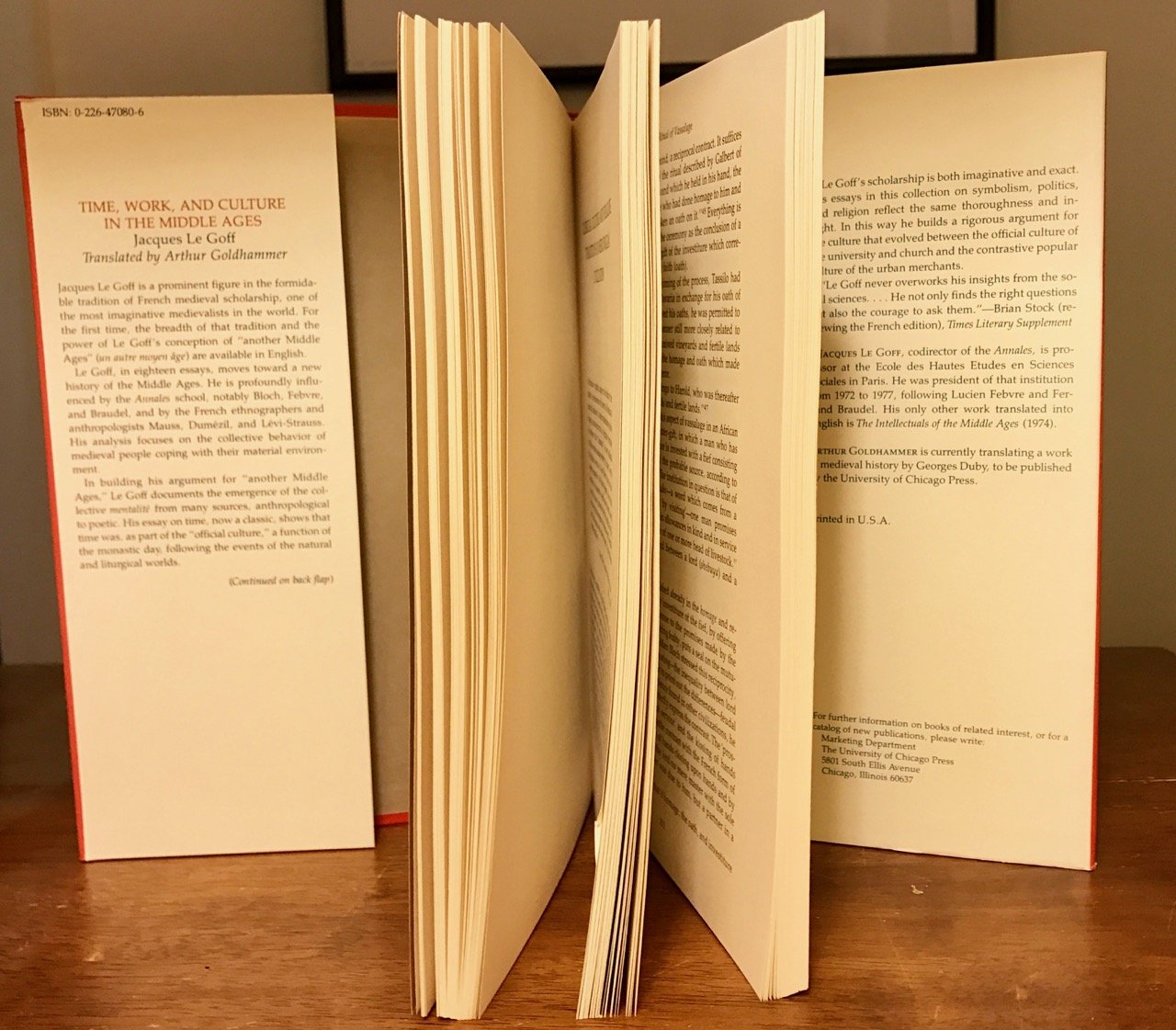Time, work & culture in the Middle Ages by Jacques Le Goff