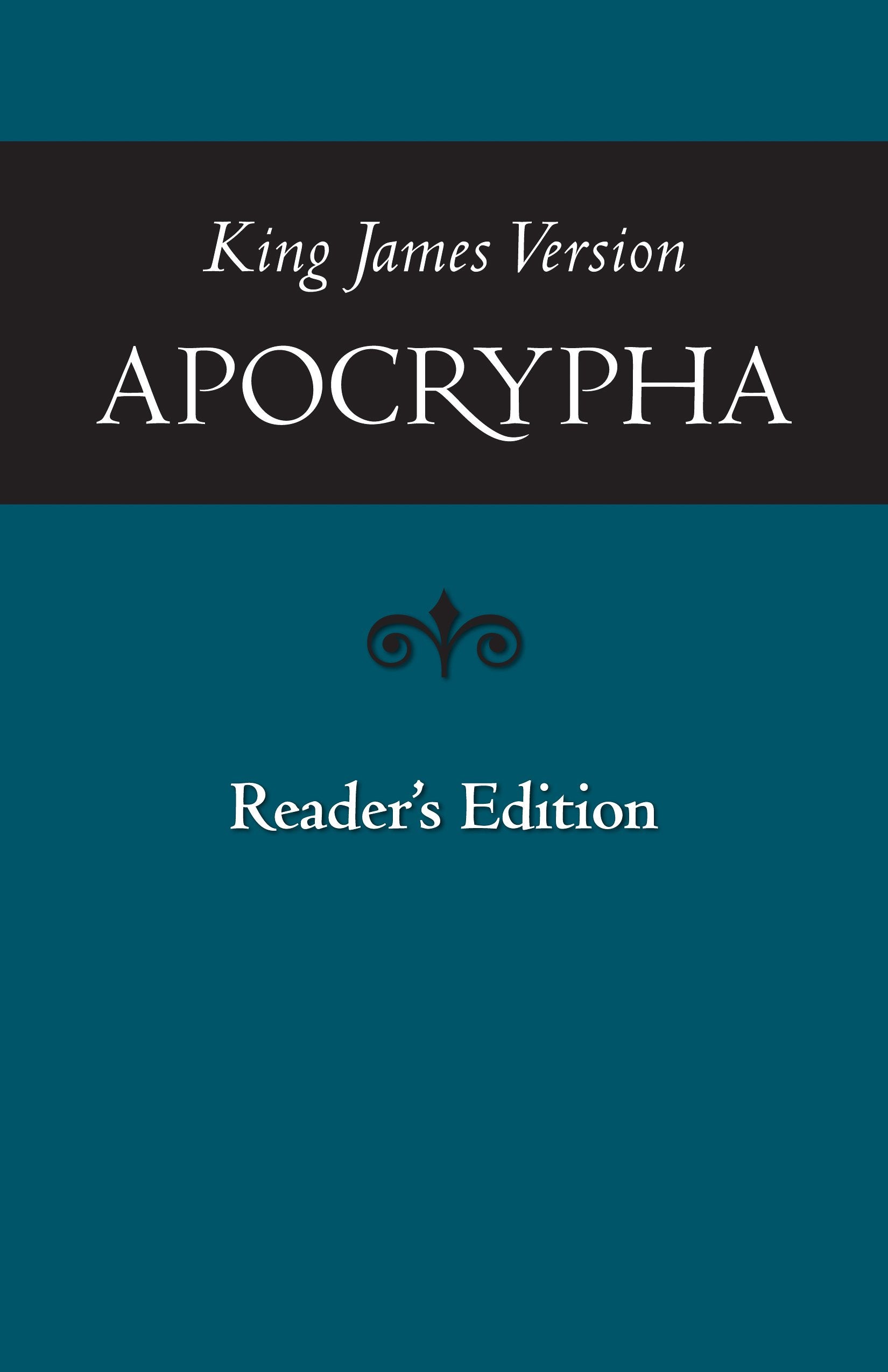 KJV Apocrypha, Reader's Edition: Readers Edition