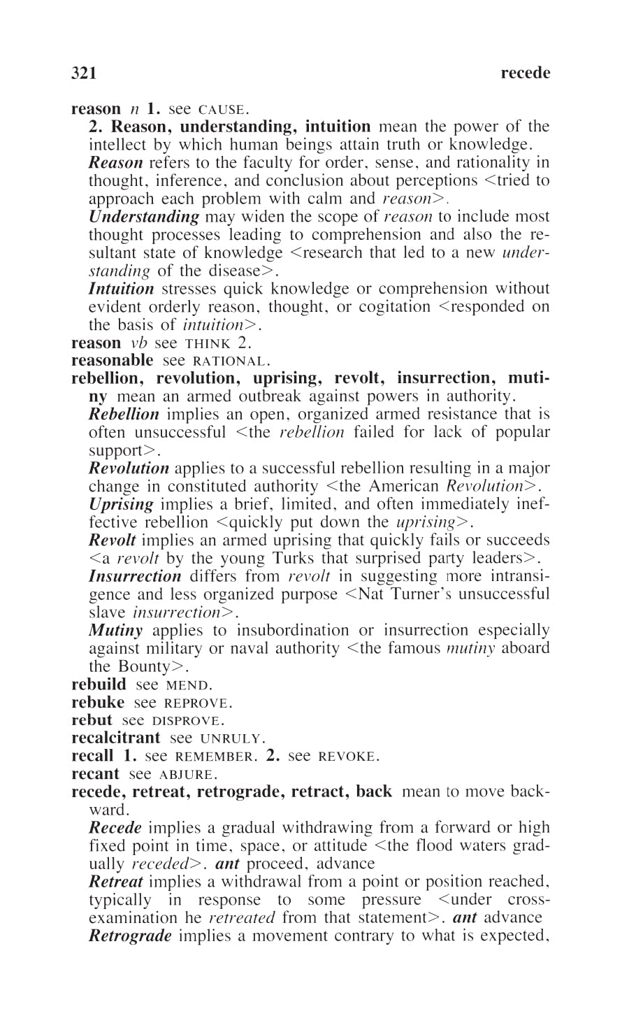 The Merriam-Webster Dictionary of Synonyms and Antonyms