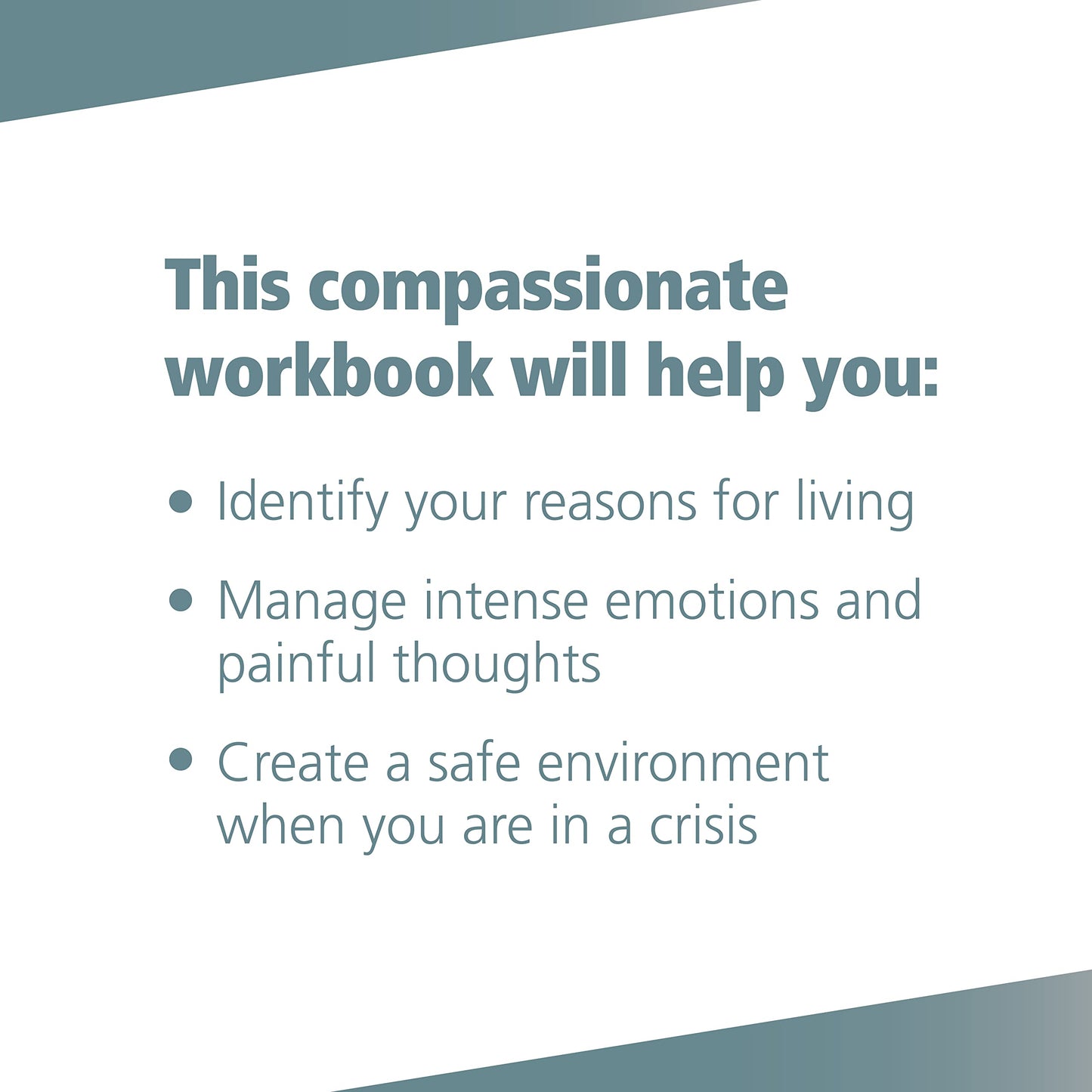 The Suicidal Thoughts Workbook: CBT Skills to Reduce Emotional Pain, Increase Hope, and Prevent Suicide