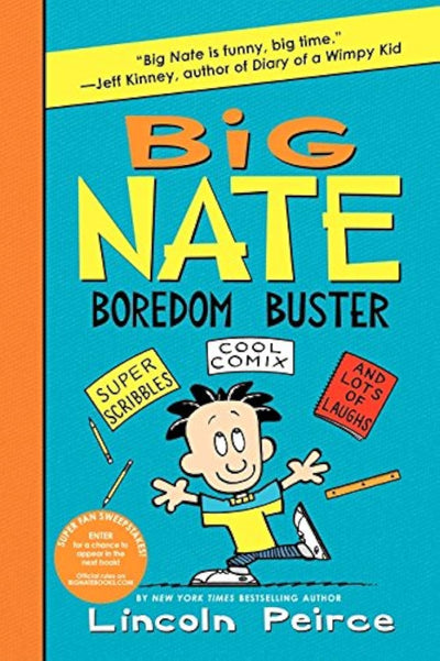 Big Nate Boredom Buster: Super Scribbles, Cool Comix, and Lots of Laughs - A Creative Activity Book with Mazes, Sudoku, Crosswords, and Secret Codes (Big Nate Activity Book, 1)