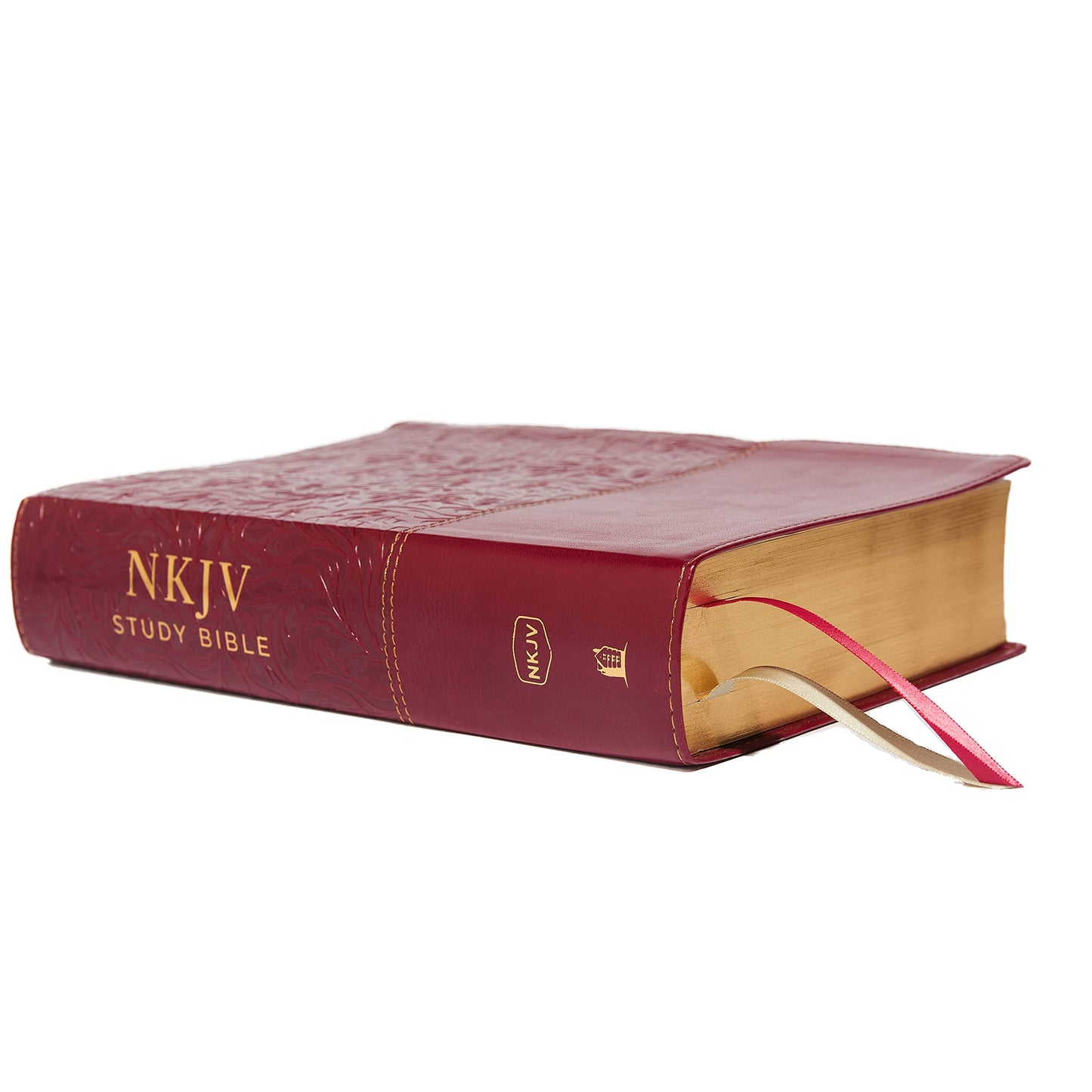NKJV Study Bible, Leathersoft, Red, Full-Color, Thumb Indexed, Comfort Print: The Complete Resource for Studying God?s Word
