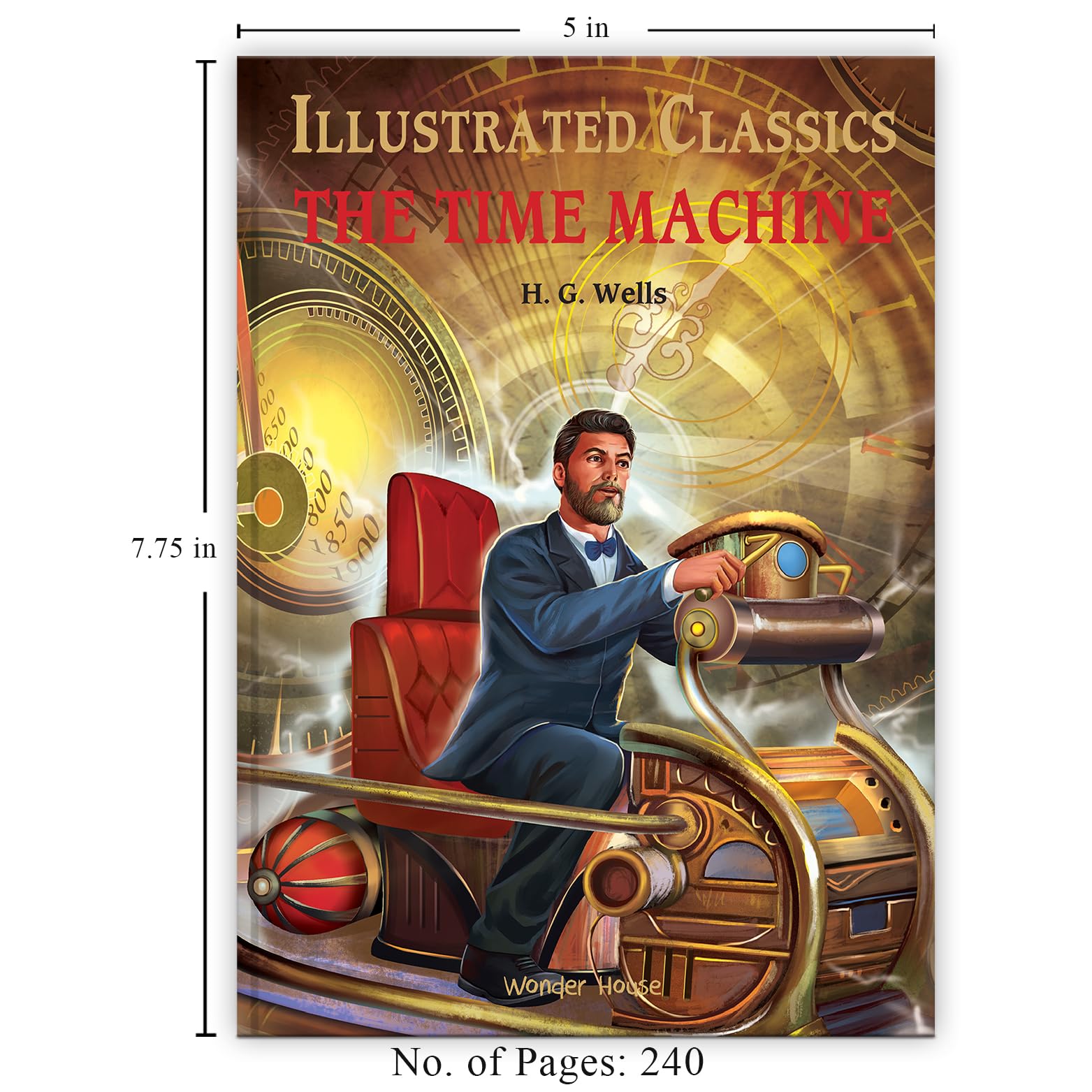 Illustrated Classics - Time Machine: Abridged Novels With Review Questions