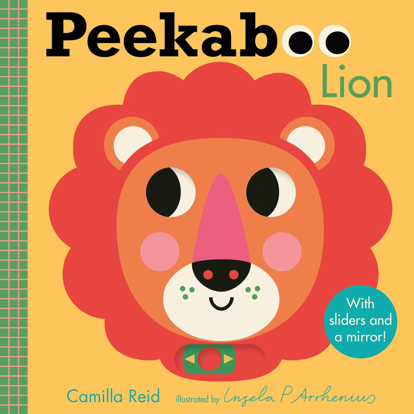 Peekaboo: Lion: (An Interactive Board Book for Babies & Toddlers with Mirror & Sliders to Push, Pull, or Turn. Cute Jungle Animal Artwork Includes a Giraffe, Monkey, & More) (Peekaboo You)