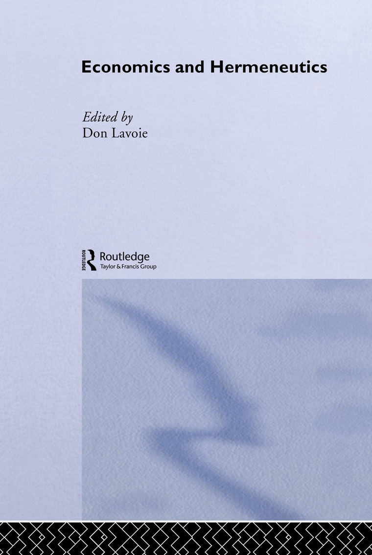Economics and Hermeneutics