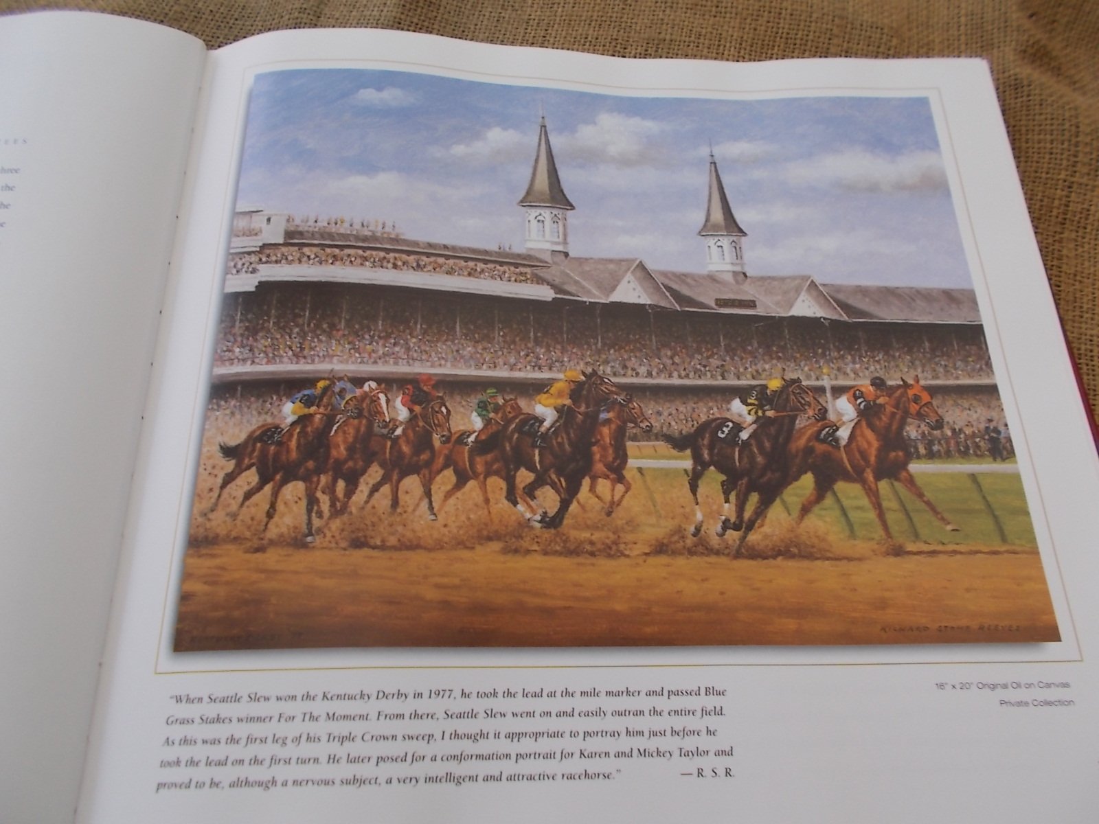 Crown Jewels of Thoroughbred Racing: Original Paintings