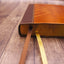 NIV, Thinline Bible, Giant Print, Leathersoft, Brown, Red Letter, Thumb Indexed, Comfort Print