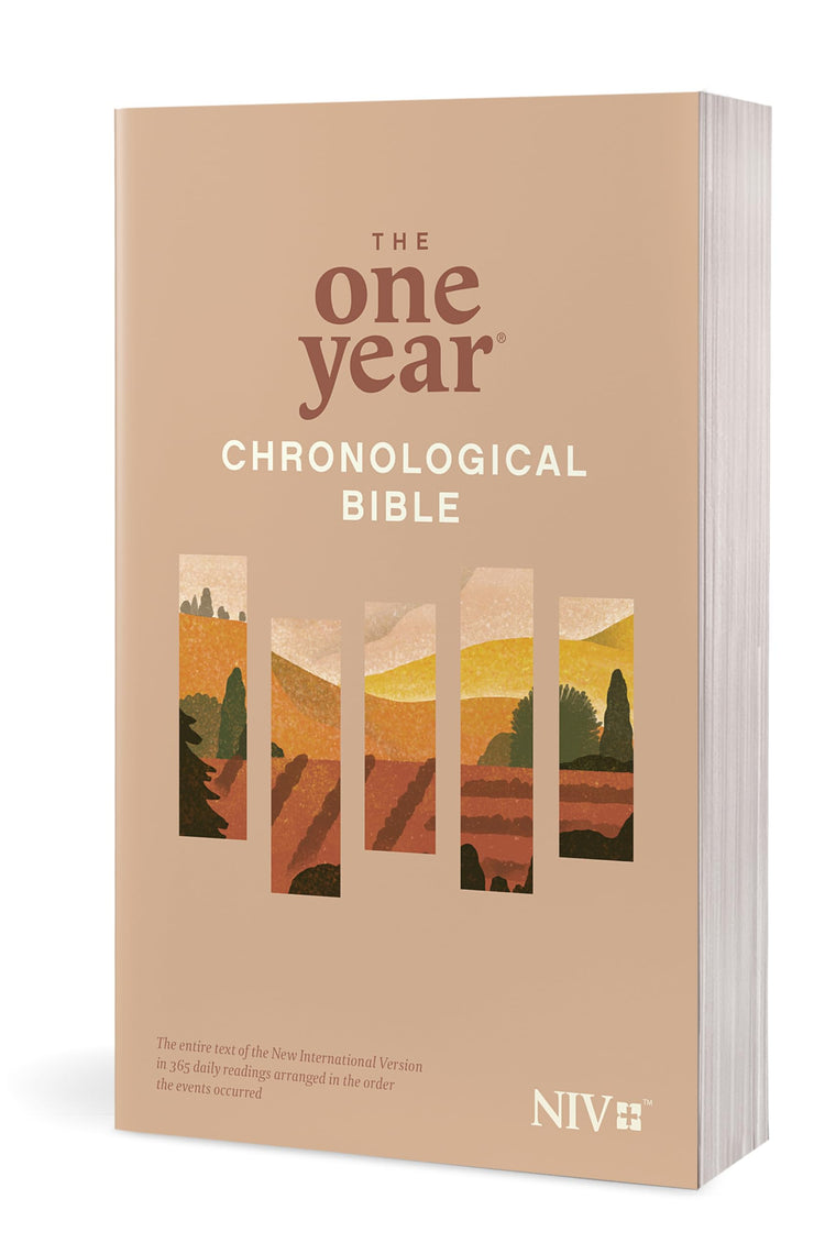 The One Year Chronological Bible NIV (Softcover) — back cover