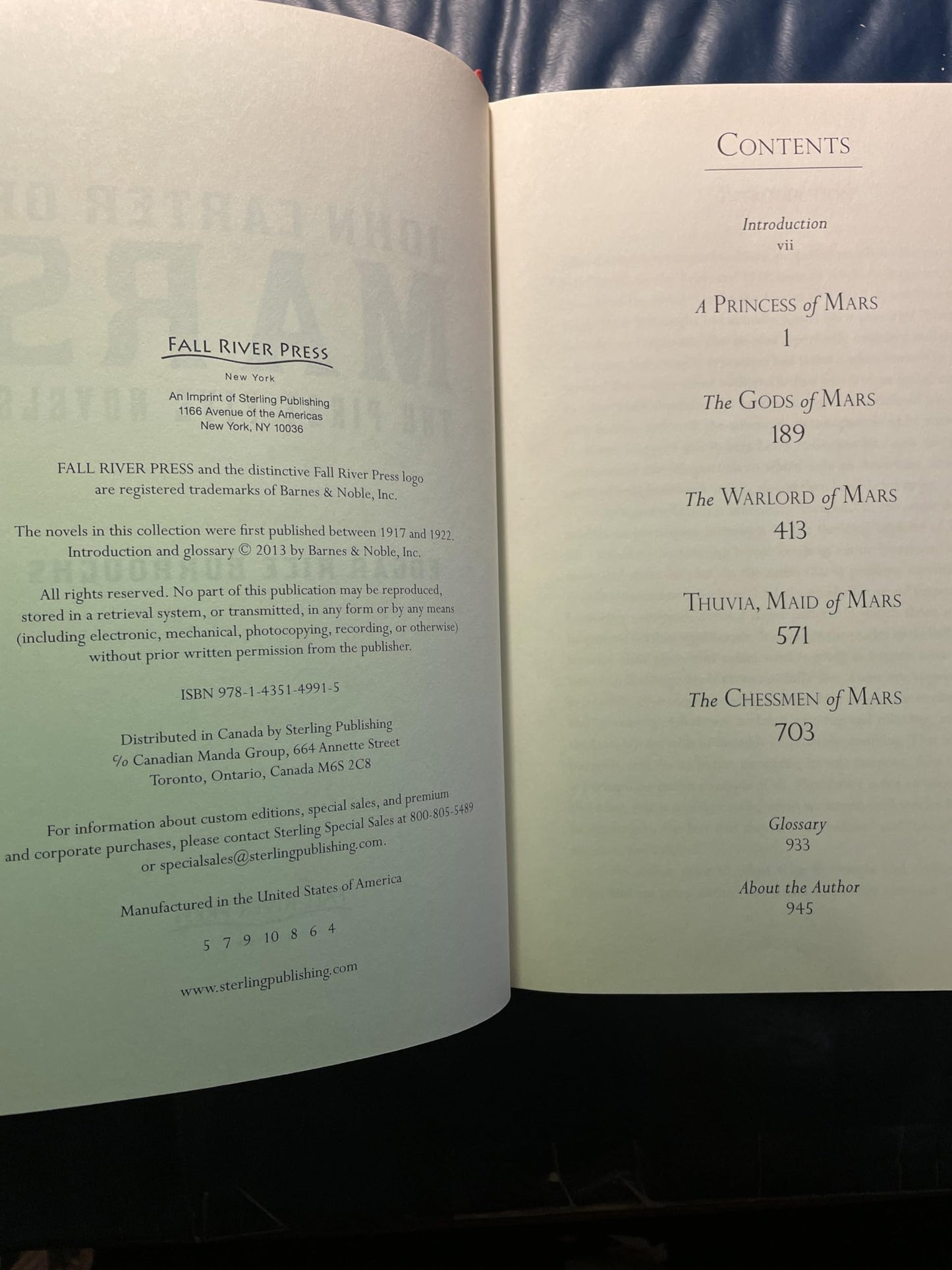 John Carter of Mars: The First Five Novels of the Series