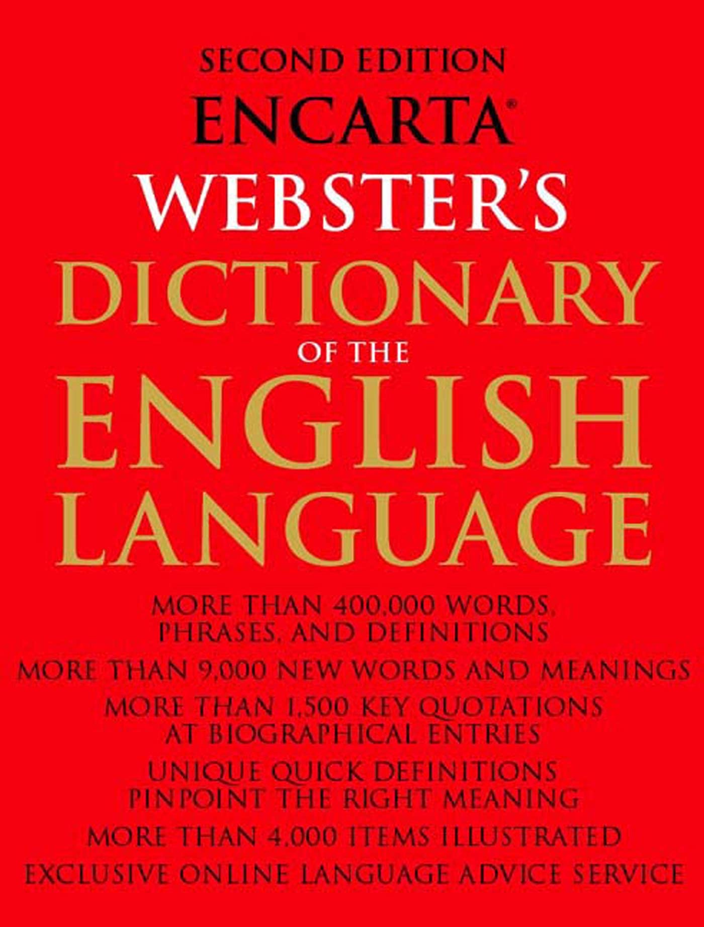 Encarta Webster's Dictionary of the English Language: Second Edition
