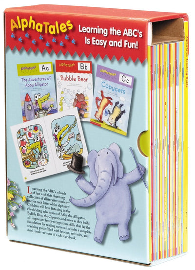 Educators Resource Scholastic Teaching Resources Alpha Tales Learning Library Activity Set, Ages 4-7 (SC-0545067642)