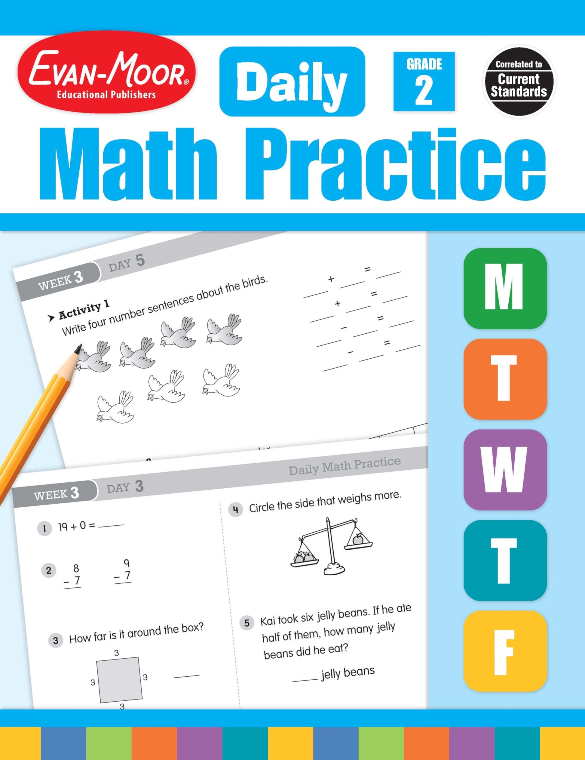 Evan-Moor Daily Math Practice, Grade 2