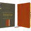 ESV, Thompson Chain-Reference Bible, Genuine Leather, Calfskin, Tan, Red Letter, Thumb Indexed