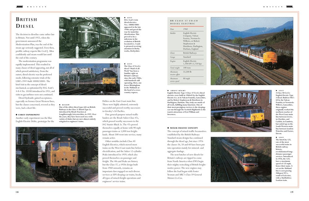 An Illustrated Encyclopedia of Locomotives:: A Guide to the Golden Age of Train Engines from 1830 to 2000