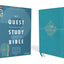 NIV, Quest Study Bible, Leathersoft, Teal, Comfort Print: The Only Q and A Study Bible