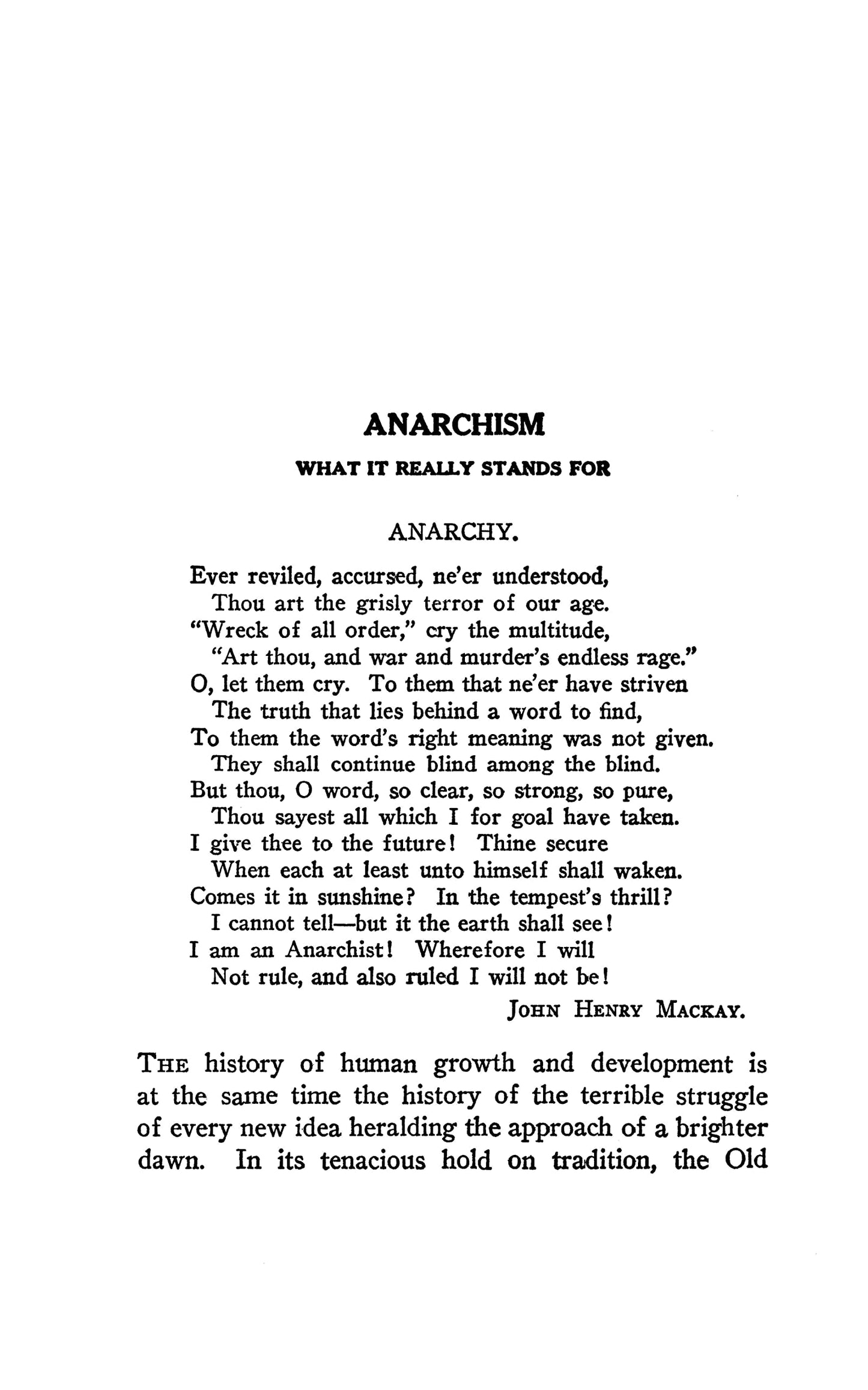 Anarchism and Other Essays (Dover Books on History, Political and Social Science)