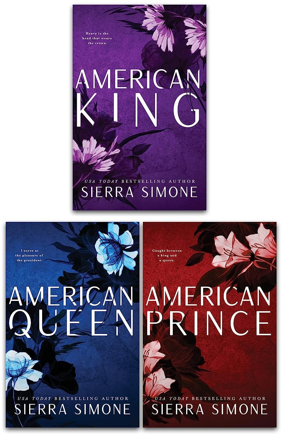 New Camelot Series 3 Books Collection Set By Sierra Simone (American Prince, American King, American Queen)