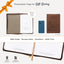 Classic Faux Leather Journal Soar Wings Like Eagles Isaiah 40:31 Bible Verse Brown Inspirational Notebook, Lined Pages w/Scripture, Ribbon Marker, Zipper Closure