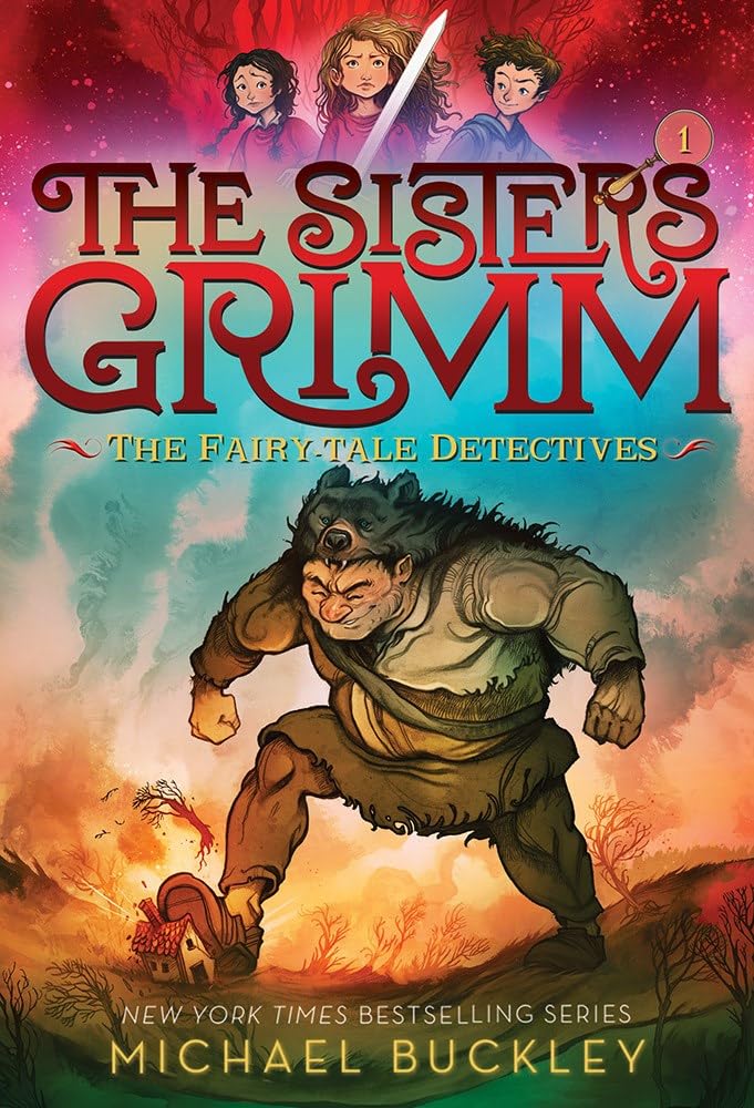 9 Books: Sisters Grimm Set - Fairy Tale Detectives, Unusual Suspect, Problem Child, Once Upon A, Magic & Other Misdemeanors, Tales of the Hood, Everafter War, Inside Story, Council of Mirrors