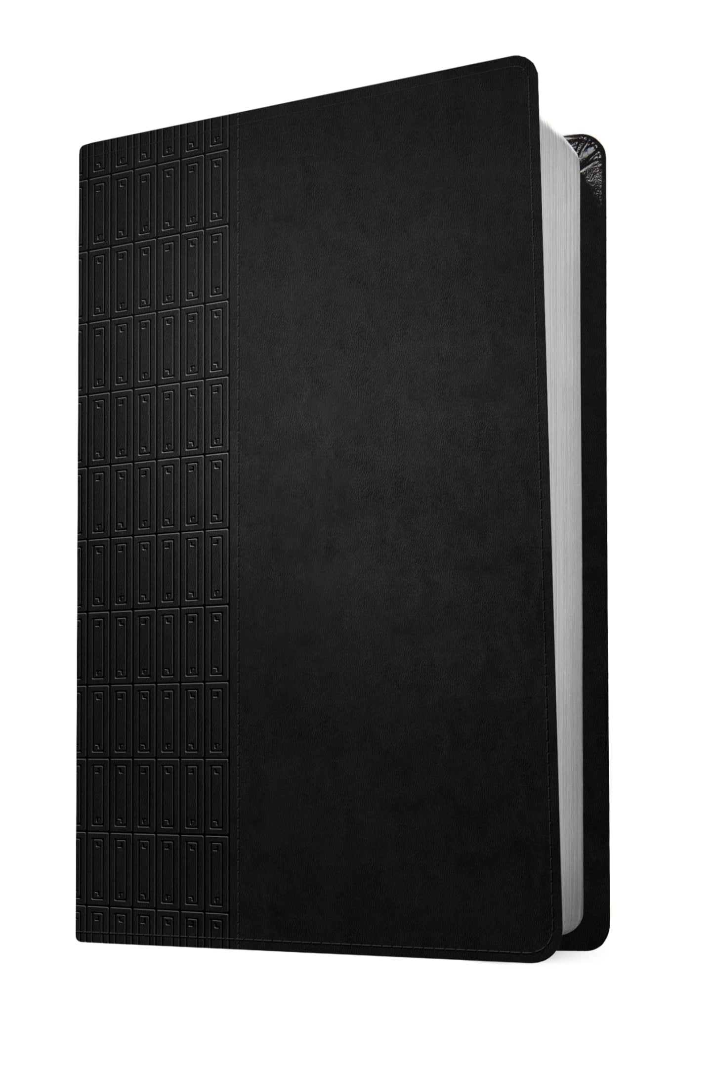 NLT Large Print Thinline Reference Bible, Filament Enabled (LeatherLike, Cross Grip Black, Red Letter): Includes Free Access to the Filament Bible App ... Notes, Devotionals, Worship Music, and Video