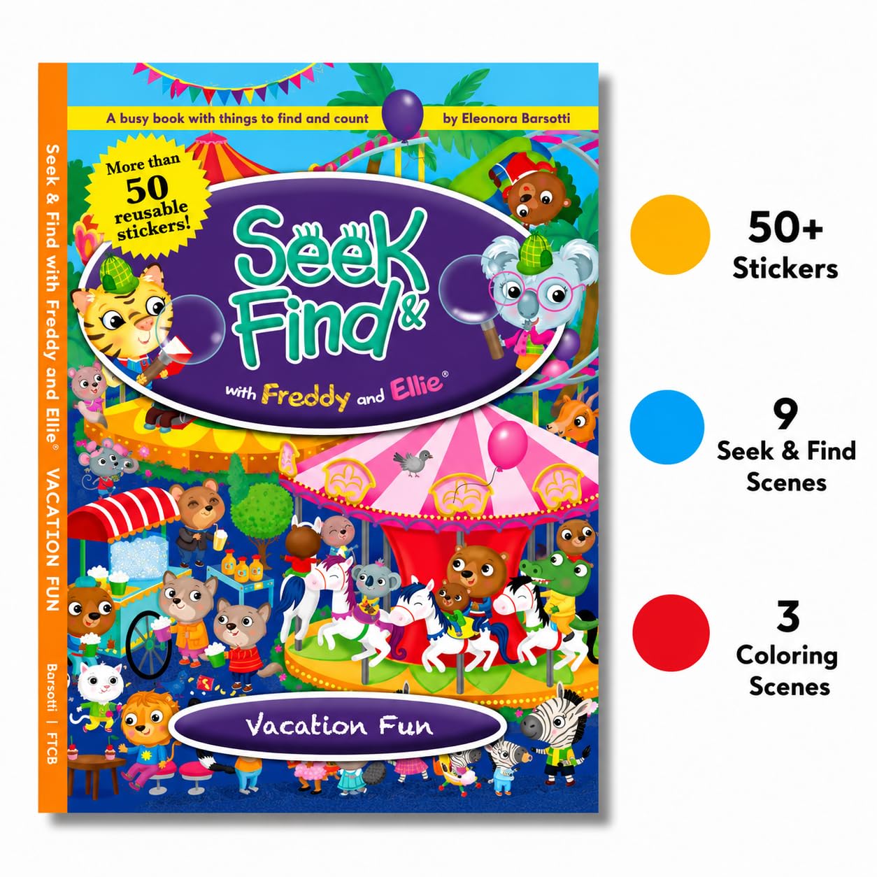 Seek & Find with Freddy and Ellie, Vacation Fun