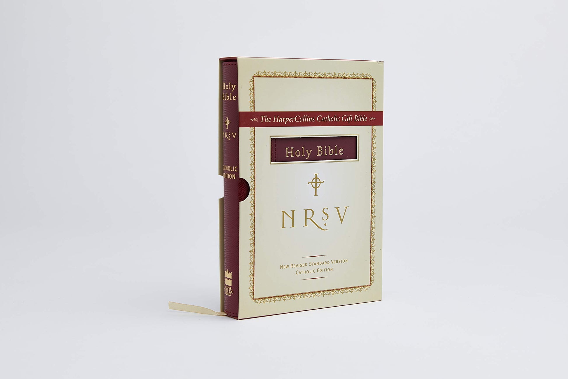 NRSV, The HarperCollins Catholic Gift Bible, Imitation Leather, Burgundy