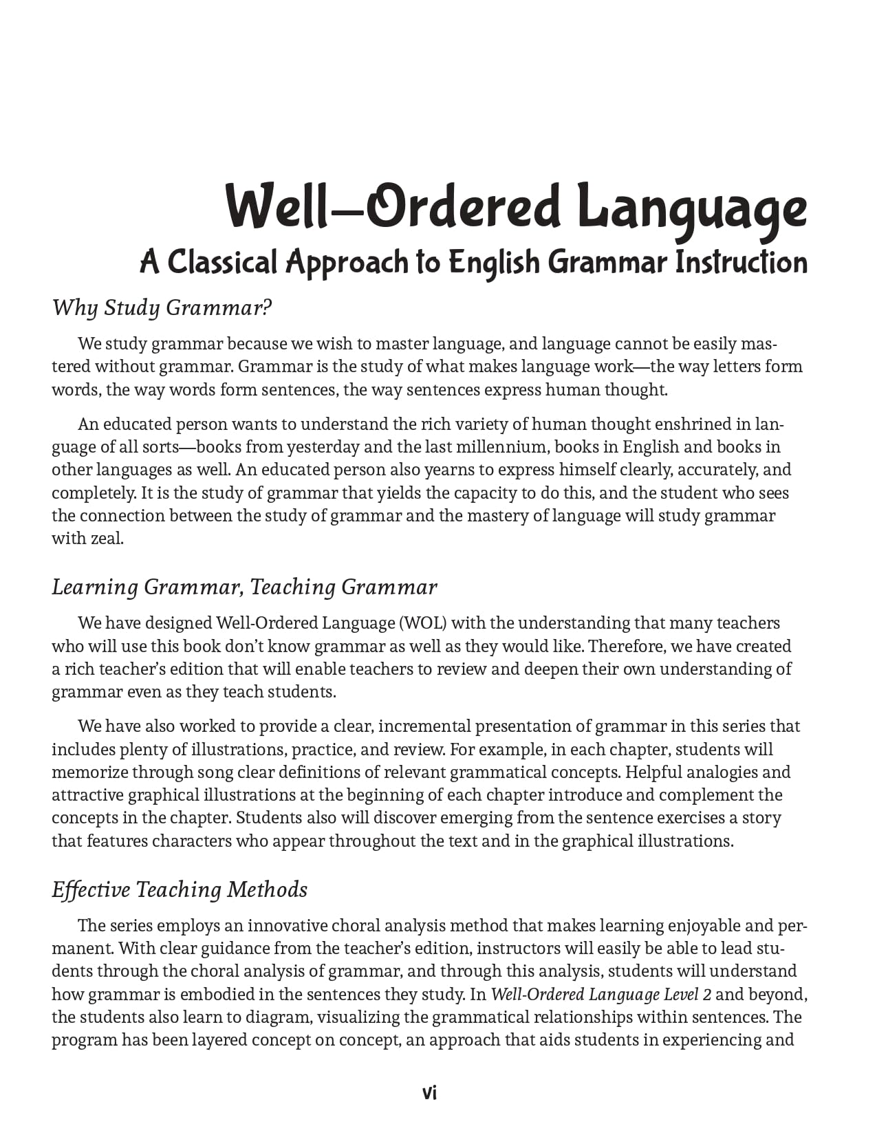 Well-Ordered Language Level 4B: The Curious Student's Guide to Grammar