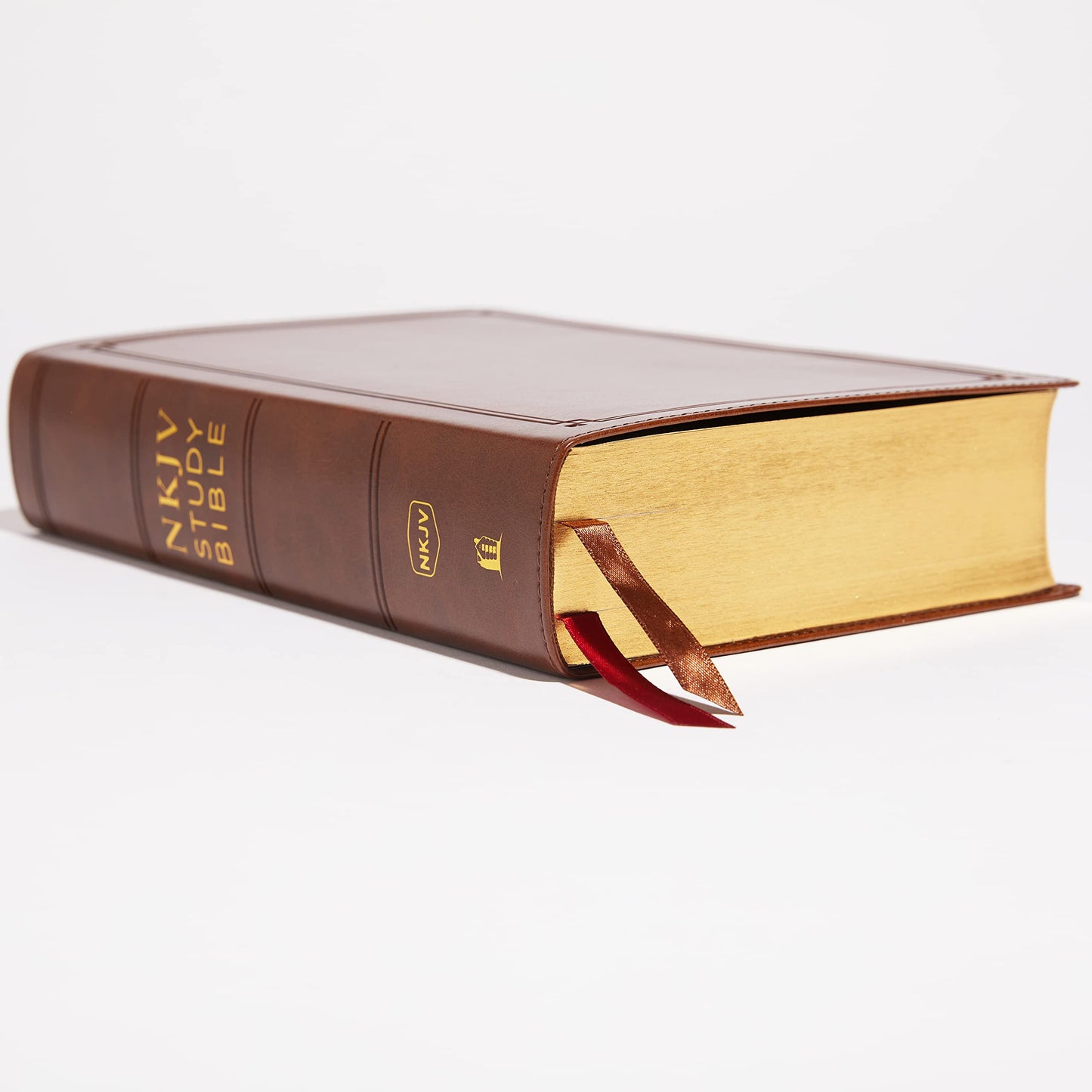 NKJV Study Bible, Leathersoft, Brown, Thumb Indexed, Comfort Print: The Complete Resource for Studying Gods Word