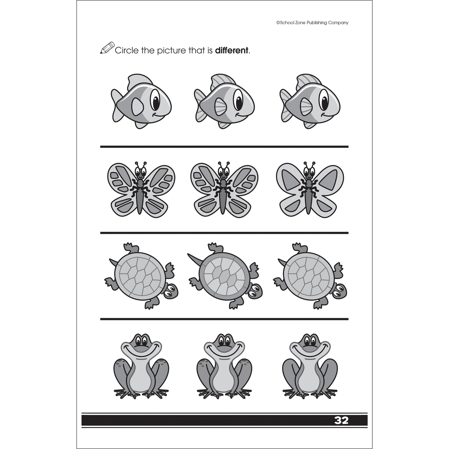School Zone Get Ready for Preschool Workbook: 48 Pages, Pre-K, Learn ABCs, Numbers, Colors, Counting, Rhyming, Phonics, Patterns, Matching, Ages 3-6 (Little Get Ready! Book Series)