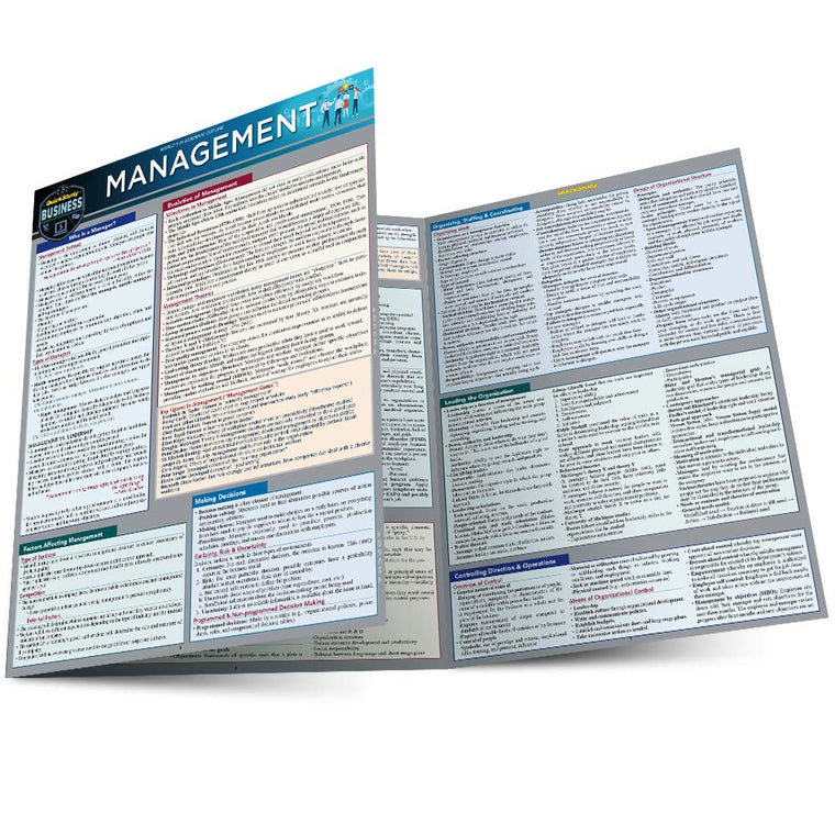 Management: a QuickStudy Laminated Reference Guide (Quickstudy Reference Guide)