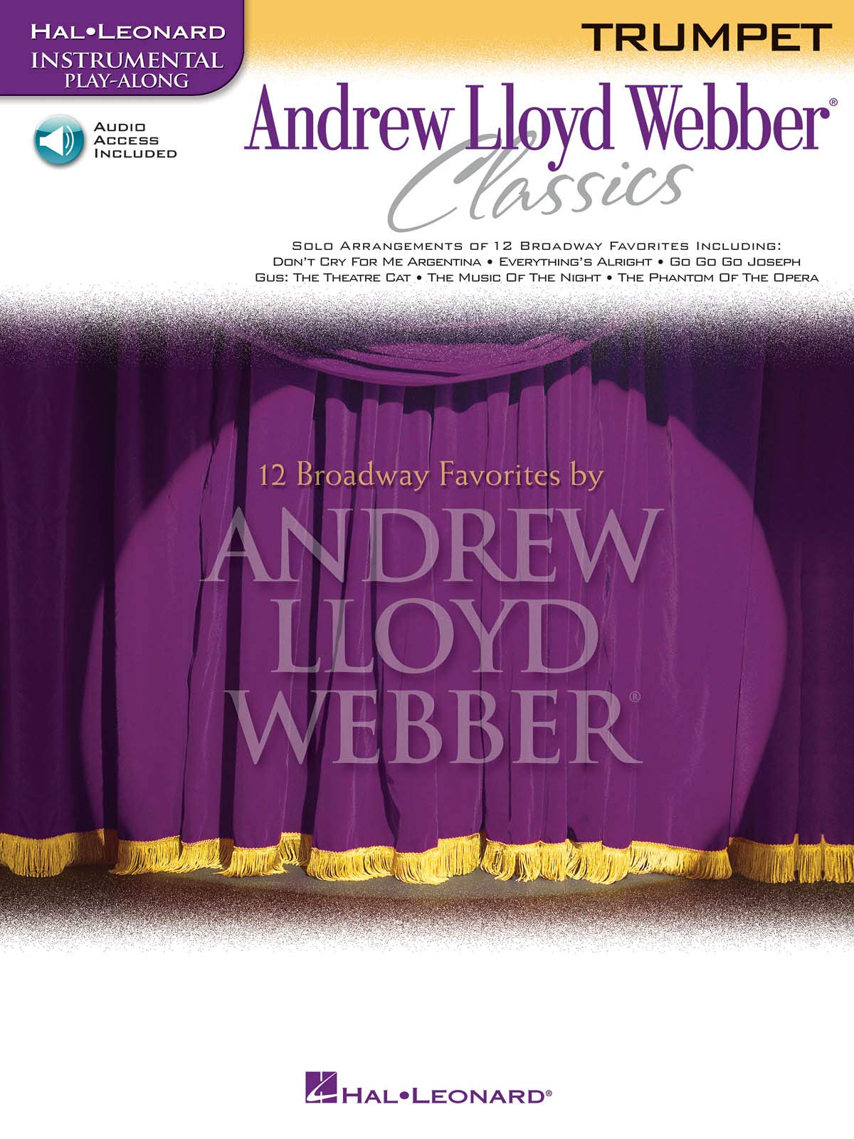 Andrew Lloyd Webber - Classics: Trumpet Play-Along Book