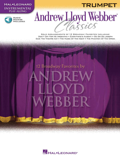 Andrew Lloyd Webber - Classics: Trumpet Play-Along Book