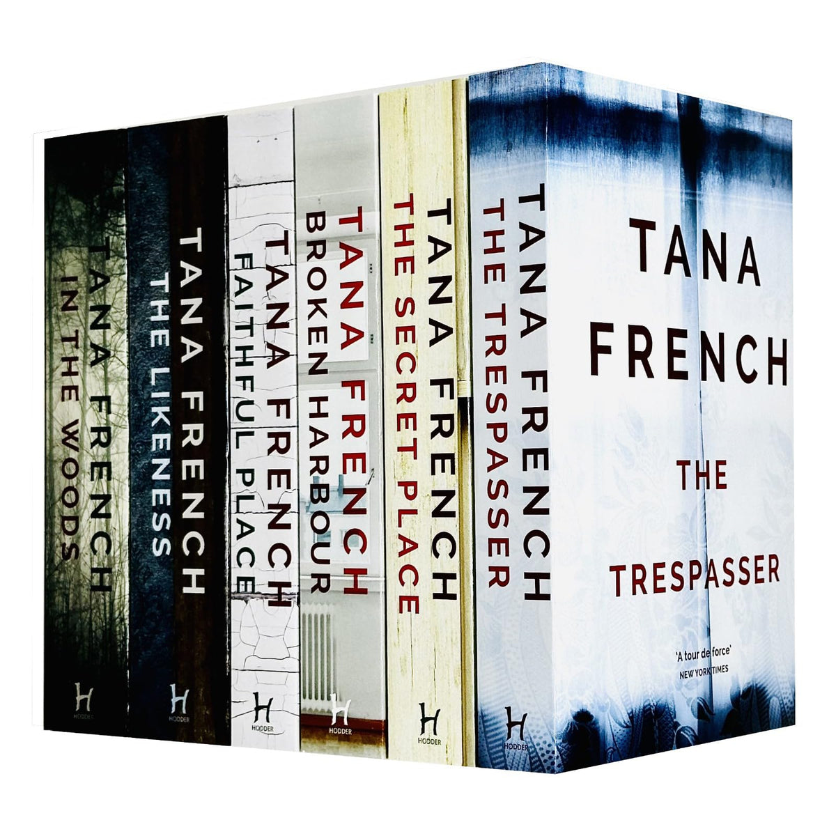 Dublin Murder Squad Series 6 Books Collection Set by Tana French (In The Woods, The Likeness, Faithful Place, Broken Harbour, Secret Place & The Trespasser)