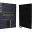 NIV, Thompson Chain-Reference Bible, Handy Size, European Bonded Leather, Black, Red Letter, Comfort Print