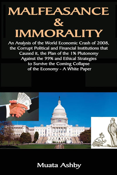 Malfeasance & Immorality: An Analysis of the World Economic Crash of 2008, the Corrupt Political and Financial Institutions that Caused it, the Plan ... the Coming Collapse of the Economy