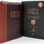 Biblia Reina Valera 1960 Letra Grande en Espa?ol de 14 puntos-Tama?o manual con Cierre, Indice, foro en semil piel color caoba/ RVR 1960 Large Giant Print Bible in Spanish edition, brown with zipper