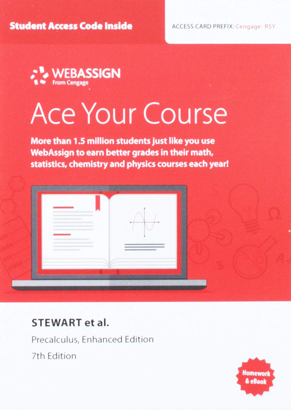 Bundle: Precalculus: Mathematics for Calculus, 7th + WebAssign for Stewart/Redlin/Watson's Precalculus, Enhanced Edition, Single-Term Printed Access Card
