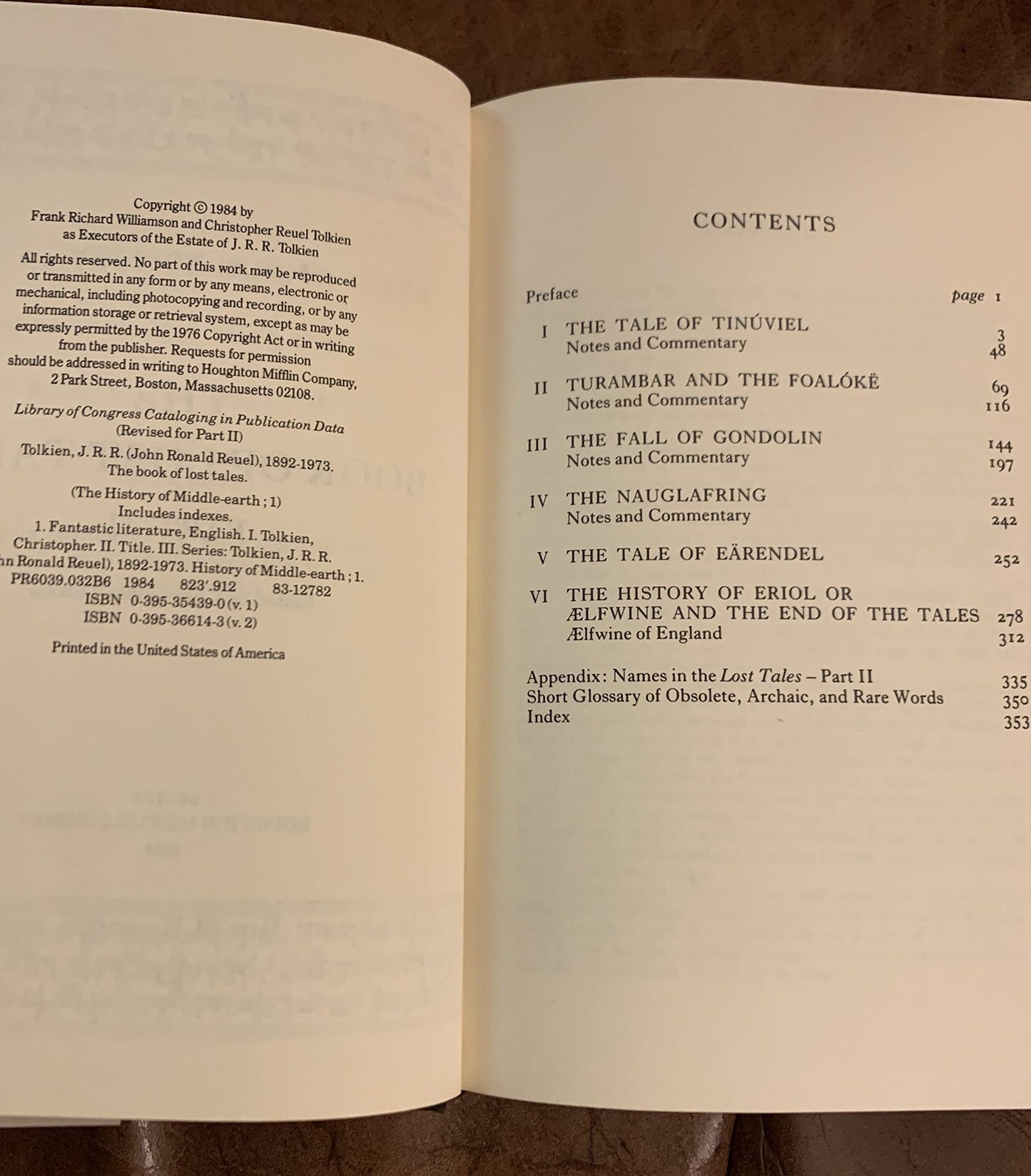 The Book of Lost Tales (History of Middle-earth, 2)