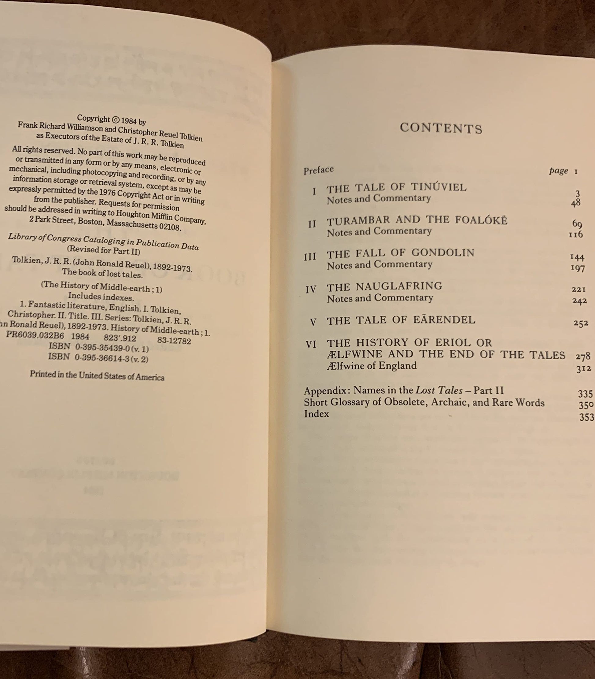 The Book of Lost Tales (History of Middle-earth, 2)