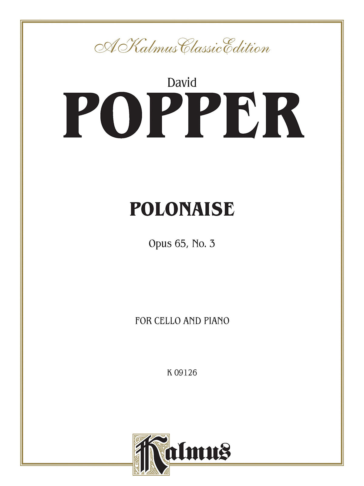 Polonaise, Op. 65/3 (Kalmus Edition)
