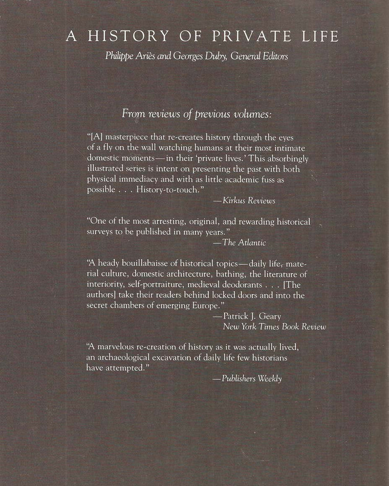 A History of Private Life, Volume III, Passions of the Renai