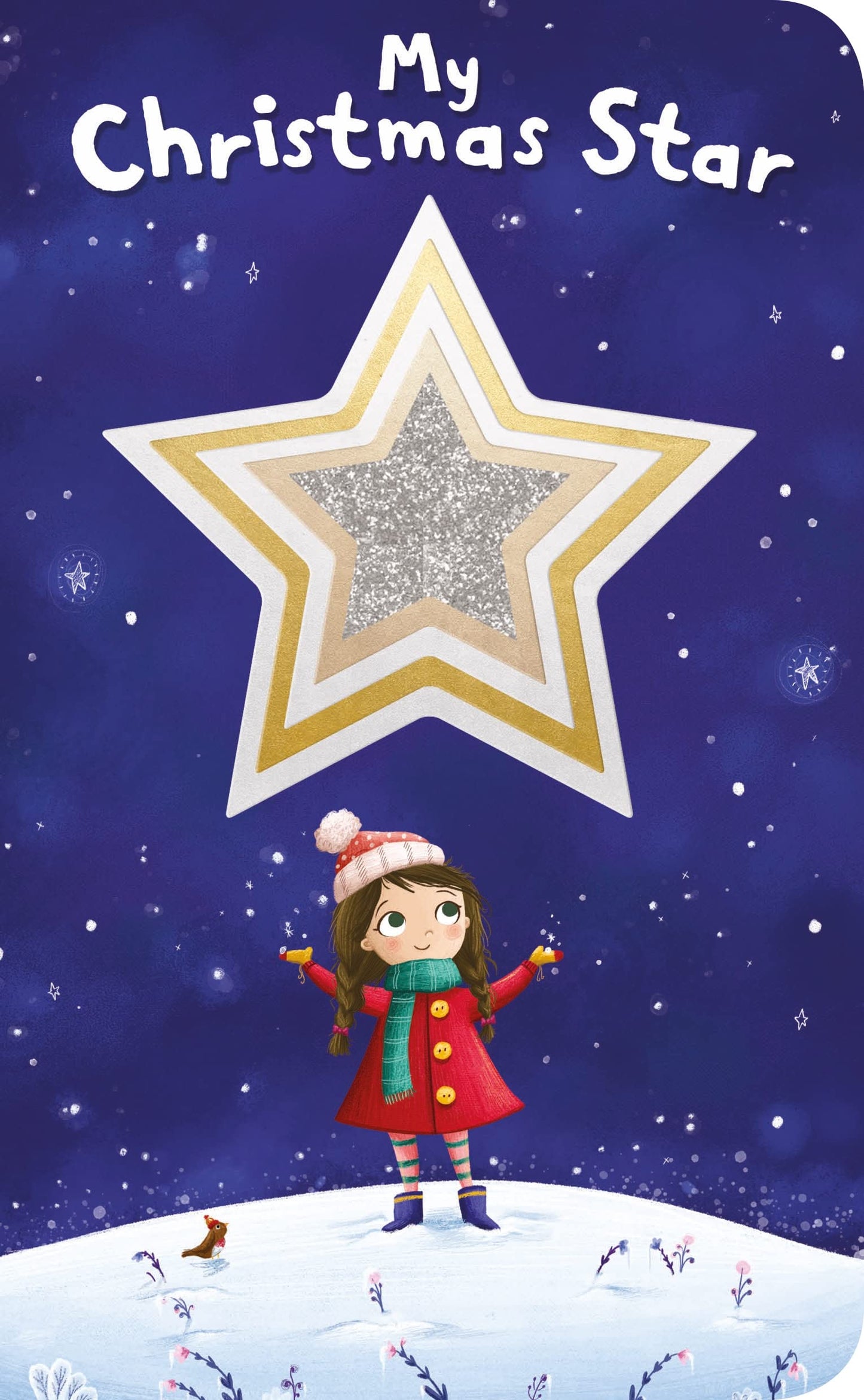 Shiny Shapes: My Christmas Star by Roger Priddy (Board Book)