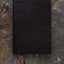 NIV, Thinline Bible, Large Print, Bonded Leather, Black, Red Letter, Thumb Indexed, Comfort Print