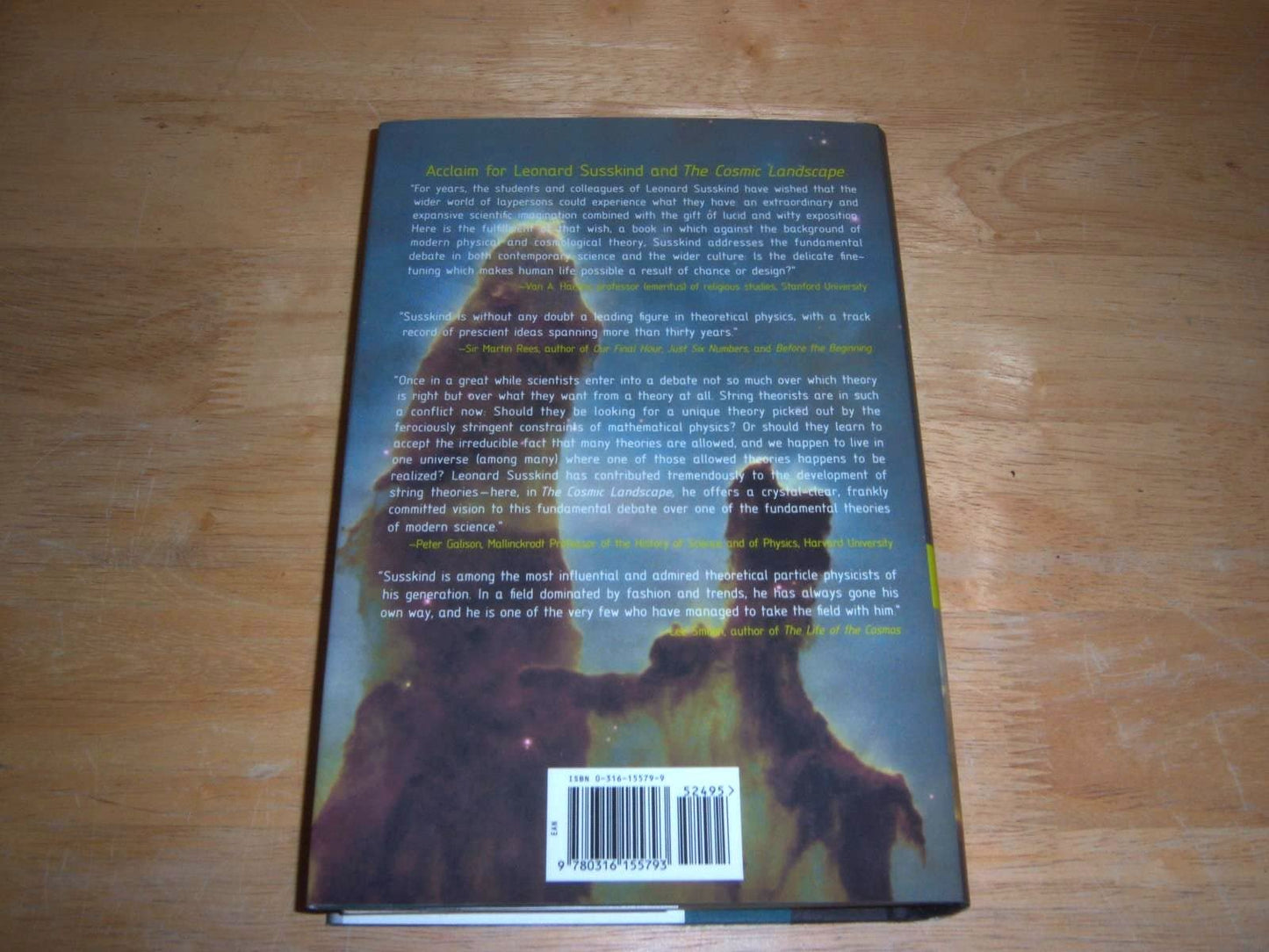 The Cosmic Landscape: String Theory and the Illusion of Intelligent Design