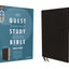 NIV, Quest Study Bible, Large Print, Bonded Leather, Black, Thumb Indexed, Comfort Print: The Only Q and A Study Bible