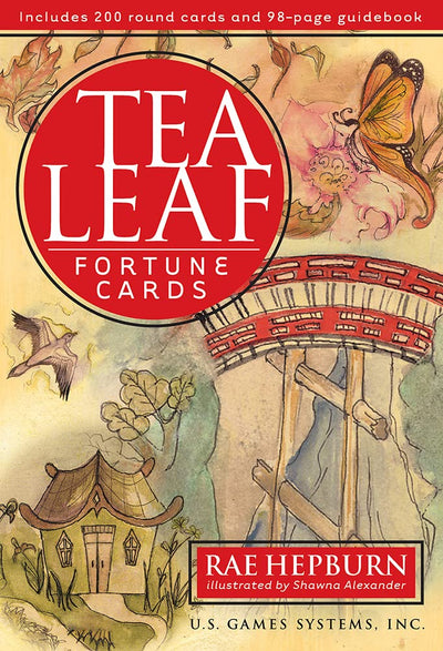 Tea Leaf Fortune Cards: 200 Round Divination Cards, 98-page Illustrated Guidebook for Reading Tea Leaves (Tasseomancy), Ancient Fortunetelling Method