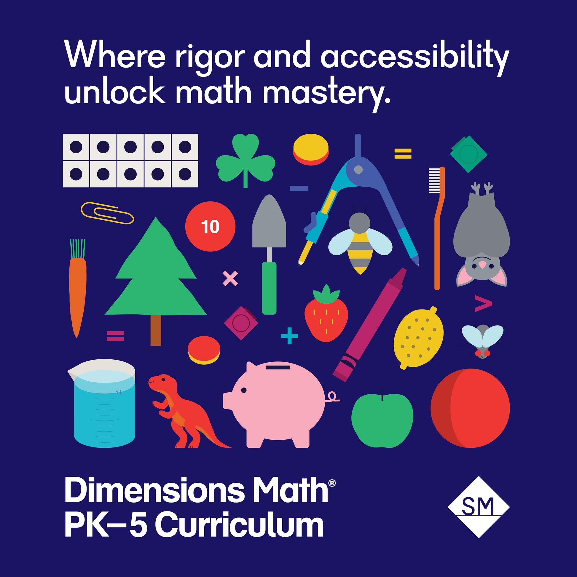 Dimensions Math Workbook Pre-KB  Singapore Math Inc. [Paperback]