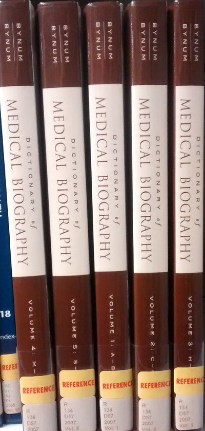 Dictionary of Medical Biography [5 volumes]: 5 volumes
